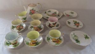 Royal Standard Series of Six 'Grand Gala' tea service