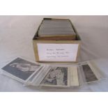 Box of approximately 350 actress postcards dating from the early 1900s onwards