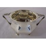 Art Nouveau silver sugar bowl London 1913 weight 5.49 ozt Goldsmiths & Silversmiths Co 112 Regent