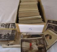 Box containing approximately 750 greetings postcards dating from the early 1900s onwards