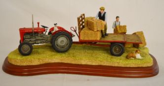 Border Fine Art tractor & trailer model A3448 Loading Up (boxed)