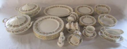 Quantity of Paragon 'Meadowvale' pattern dinner service inc tureeens, gravy boat etc