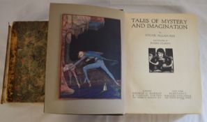 2 books: Tales Of Mystery And Imagination by Edgar Allan Poe with illustrations by Harry Clarke &