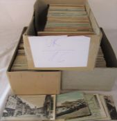 3 boxes of topographical postcards relating to the UK (approximately 2100 cards)