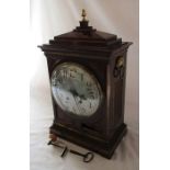Late 19th century German bracket clock by Winterhalder & Hoffmeier H 50 cm