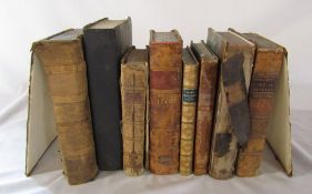 Various antiquarian books inc Smollett's History of England 1759, Cornhill Magazine, Quarterley