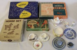 4 boxed Wade sets:- 3 Lucky Leprechauns, Horse Set No. 1, Zoo Set No. 8 & Polar Set No. 6 and