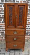 Victorian cabinet made from a wardrobe