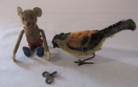 Clockwork mouse and bird