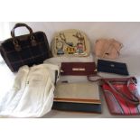 Selection of brand new ladies handbags inc Moda, New Look and Acess & a fabric shopping bag by