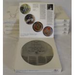 Set of 10 boxed collectors plates  - Famous Works of Richard Wagner on Hutschenreuther porcelain