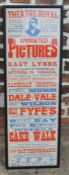 Framed Theatre Royal Victoria Street Grimsby poster 1904