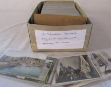 Box of approximately 350 UK topographical postcards dating from the early 1900s onwards