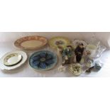 Selection of ceramics and glassware inc Royal Crown Derby, Spode, Coalport and miniature tea sets