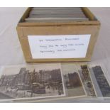 Box of approximately 350 UK topographical postcards dating from the early 1900s onwards