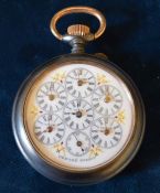 Depose international pocket watch with dials for New York, Petersbourg, Berlin, Paris, Londres,