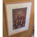 Marc Grimshaw (b.1957) framed limited edition print 19/150 entitled Old Smokey pencil signed and