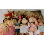 Quantity of Cabbage Patch Kids & Cabbage Patch Koosas and a selection of Barbie and Sindy dolls