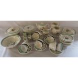 2 boxes of Alfred Meakin 'Hedgerow' part dinner / tea service  - sample shown (2 cups and a saucer