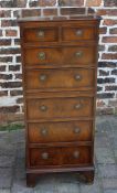 Tall Georgian style chest of drawers