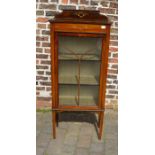 Small Edwardian display cabinet