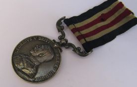 George V WWI Great War medal for bravery in the field awarded to 22088 L. Cpl T Bridges 2 / Suff:R