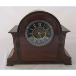 Wooden mantel clock H 29 cm
