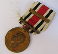 George VI Faithful Service in the Special Constabulary medal and long service 1945 bar awarded to