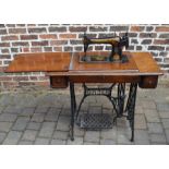 Singer treadle sewing machine number F2227970 c.1910