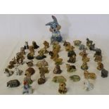 Selection of Wade Whimsies including Flintstones sabre tooth tiger and Disney Wade blow up Thumper