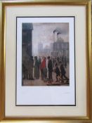 Laurence Stephen Lowry (1887-1976) limited edition print 248/850 entitled Salford Street Scene