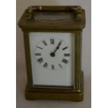 French brass carriage clock (not working)