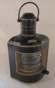 Large Ship's lantern (J H Peters & Bey Hamburg) H 57 cm