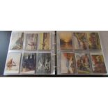 Album of Raphael Tuck postcards, sorted by series, dating from early 1900s onwards approximately 504