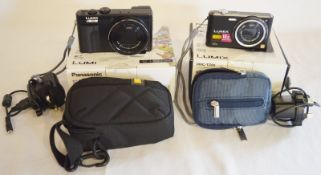 2 Lumix compact digital cameras: DMC-TZ80 & a DMC SZ3