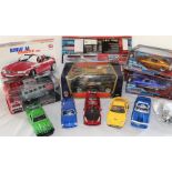 Burago Lamborghini 1/18 & BMW M Roadster 1996, Maisto Pro Rodz 1965 Chevrolet Malibu & 1969 Dodge