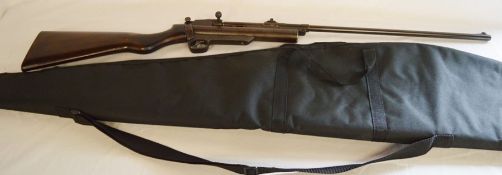 Webley Scott Service Air Rifle Mark II .22 calibre from the 1930's with gun case