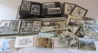 Assorted postcards inc social history, topographical, greetings etc