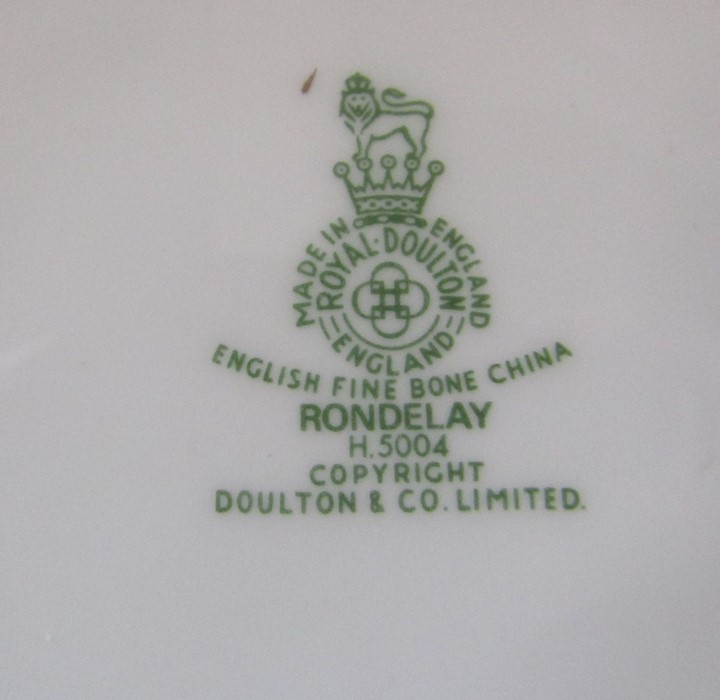 Royal Doulton 'Rondelay' H5004 part tea service - Image 2 of 2