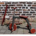 1940s wooden tricycle and scooter