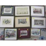 Quantity of assorted engravings etc