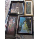 Selection of framed prints