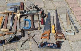 Selection of old tools etc.