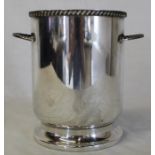 Walter Trickett silver plated wine cooler