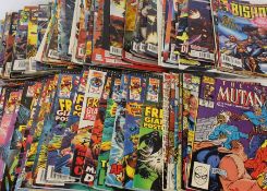 Quantity of Marvel comics including Collectors Editions, The New Mutants etc