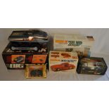 MB Big Trak programmable vehicle, Matchbox 7 UP truck & trailer & a Matchbox 300SL Mercedes Benz & 2