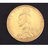Victorian gold full sovereign 1893
