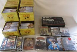 Assorted DVDs inc Bonanza, Dads Army, Westerns, Inspector George Gently & The Complete Avengers (