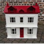 Large dolls house with accessories H 100 cm L 94.5 cm