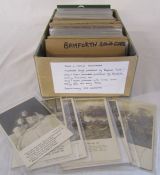 Box of approximately 325 song and hymn postcards - illustrated song published by Raphael Tuck,